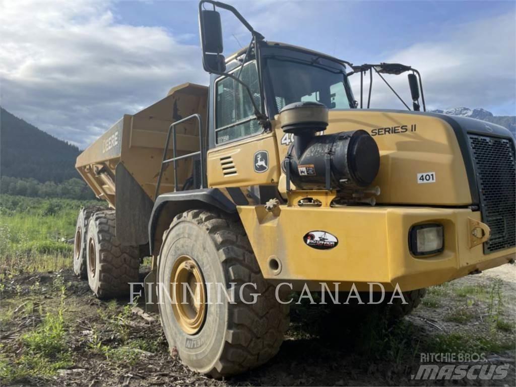 John Deere 400D Шарнирно-сочленённые самосвалы