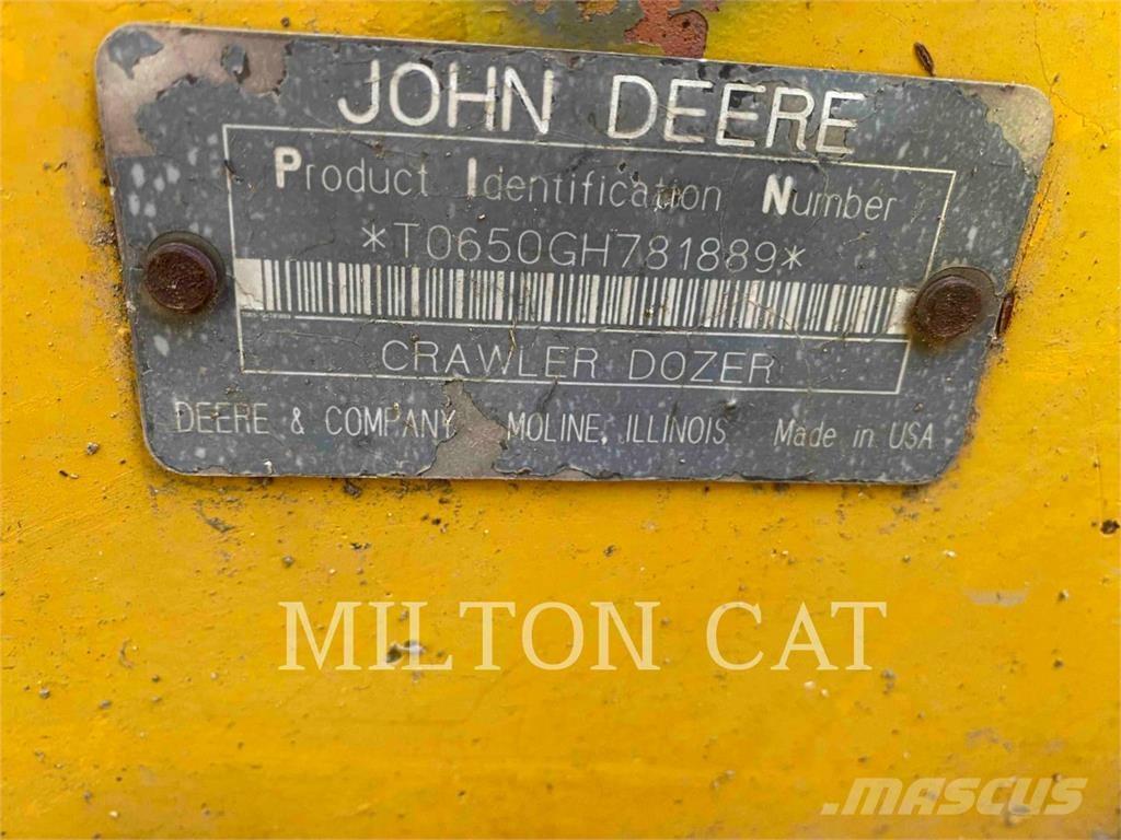 John Deere 650G Гусеничные бульдозеры