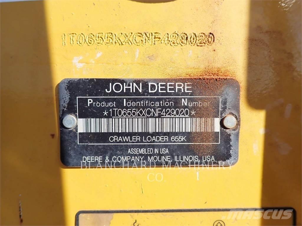 John Deere 655K Гусеничные фронтальные погрузчики