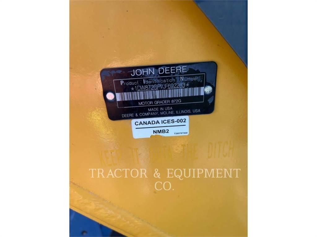John Deere 872GP Грейдеры