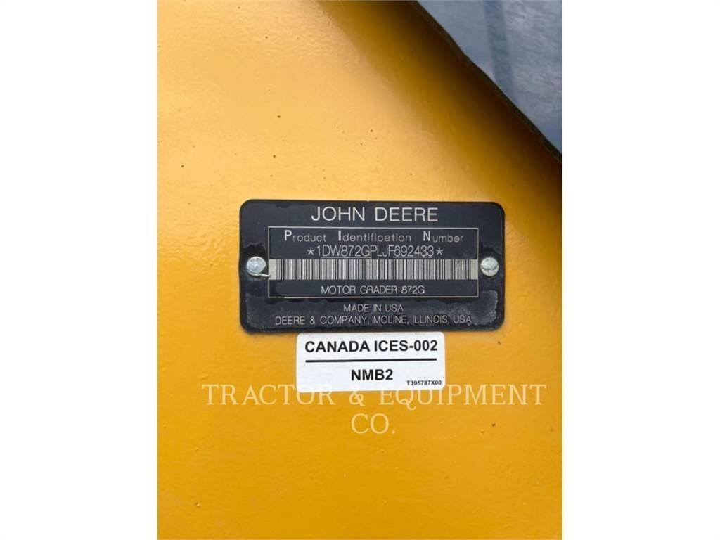 John Deere 872GP Грейдеры