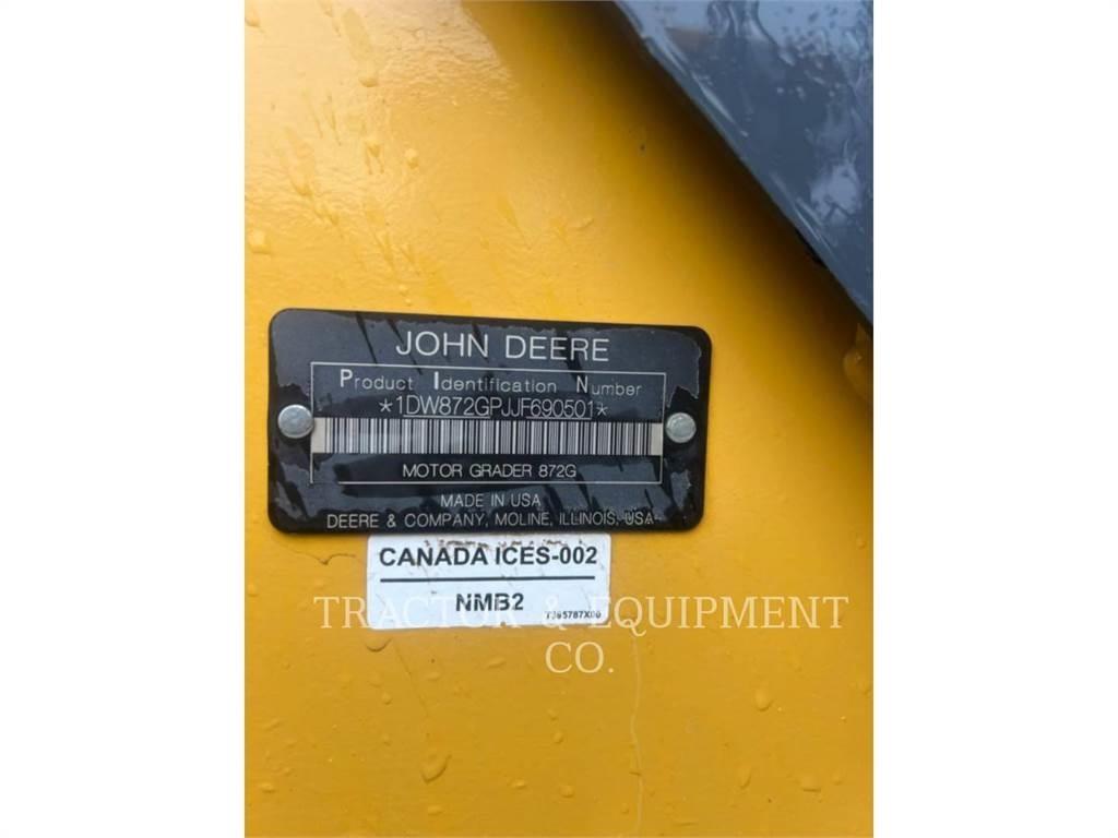 John Deere 872GP Грейдеры