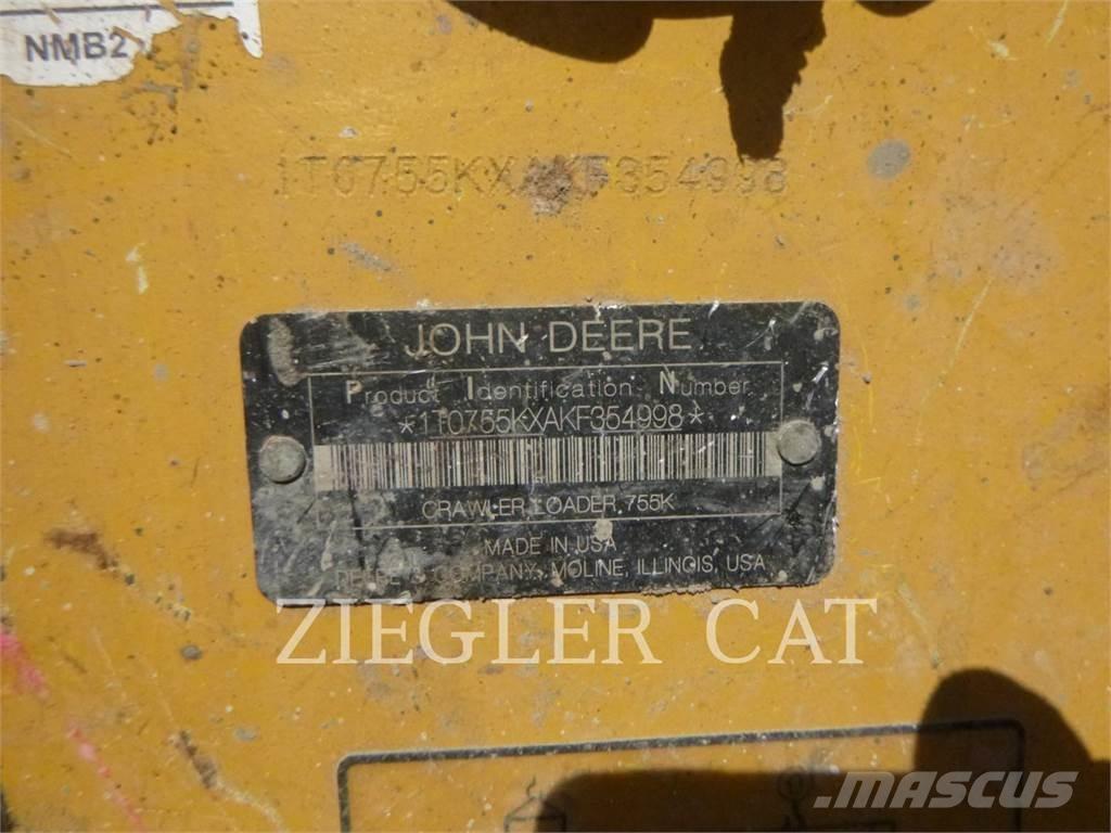 John Deere & CO. 755K Гусеничные фронтальные погрузчики