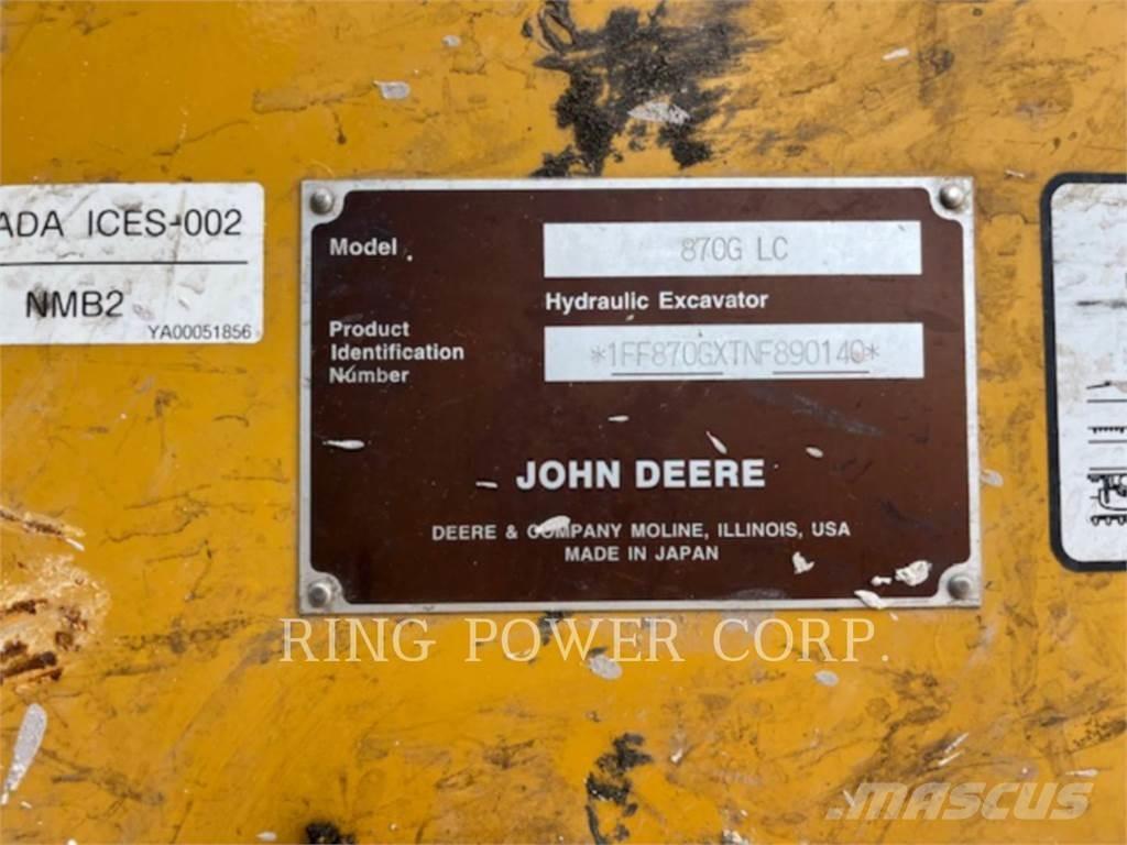 John Deere & CO. 870GLC Гусеничные экскаваторы
