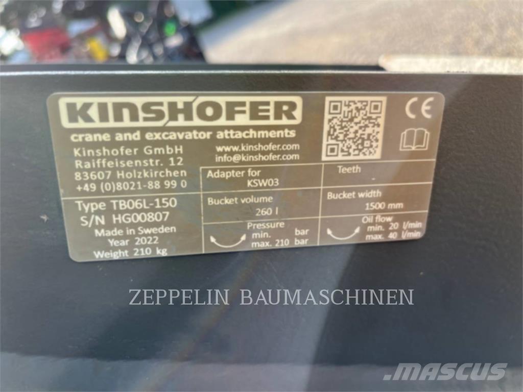 Kinshofer TB06-1500 GLV Траншеекопатели