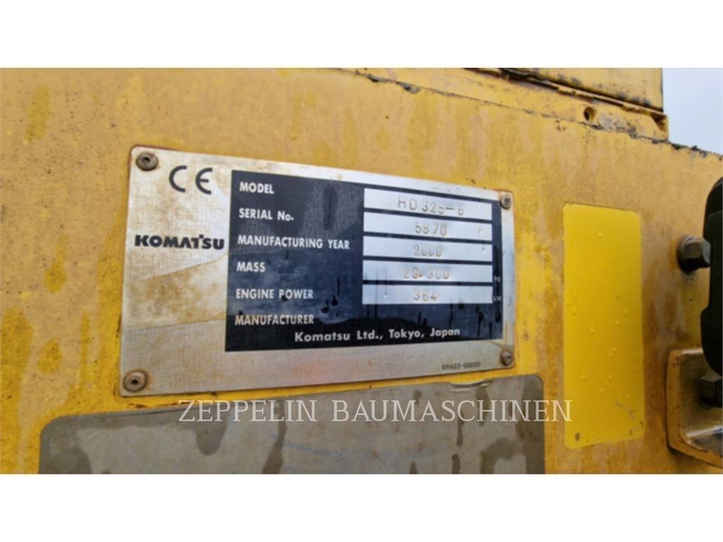 Komatsu HD325-6 Шарнирно-сочленённые самосвалы