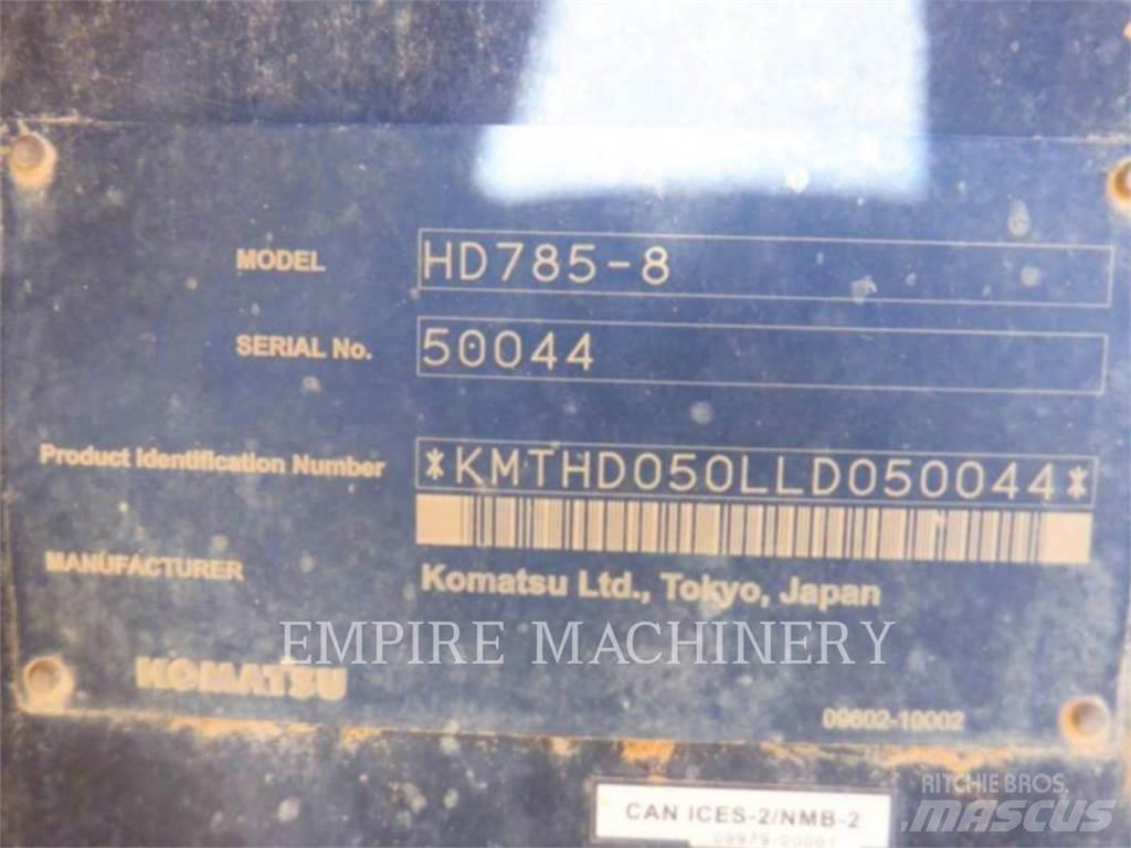 Komatsu HD785-8 Шарнирно-сочленённые самосвалы
