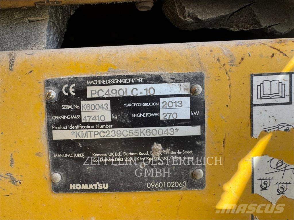 Komatsu PC490LC-10 Гусеничные экскаваторы