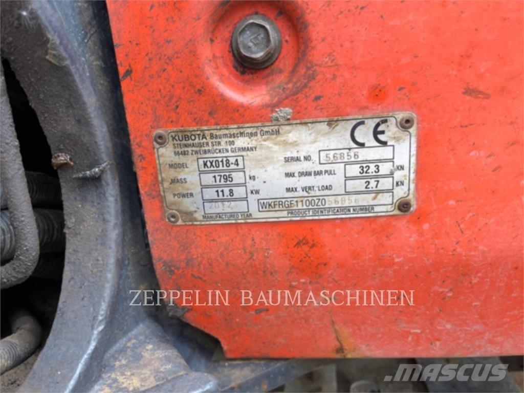 Kubota KX018-4 Гусеничные экскаваторы