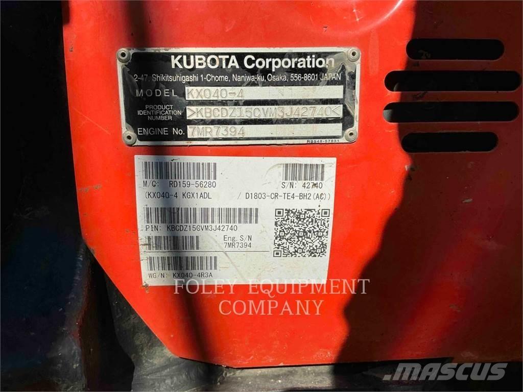 Kubota KX040-4 Гусеничные экскаваторы