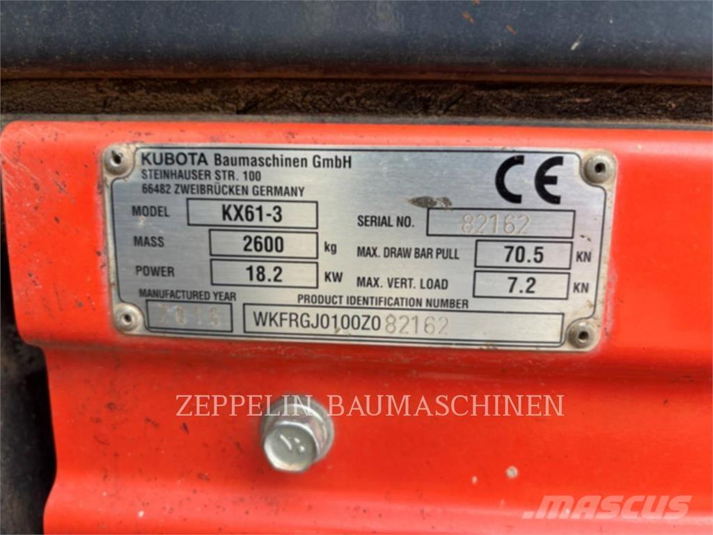 Kubota KX61-3 Гусеничные экскаваторы
