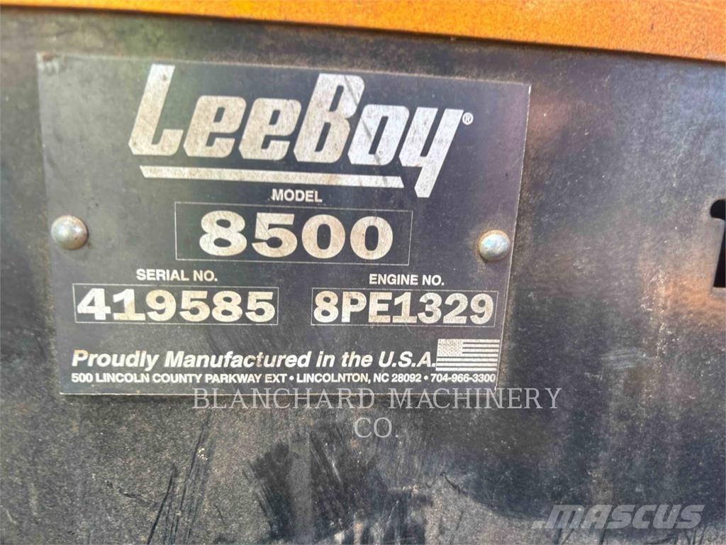 LeeBoy 8500E Асфальтоукладчики