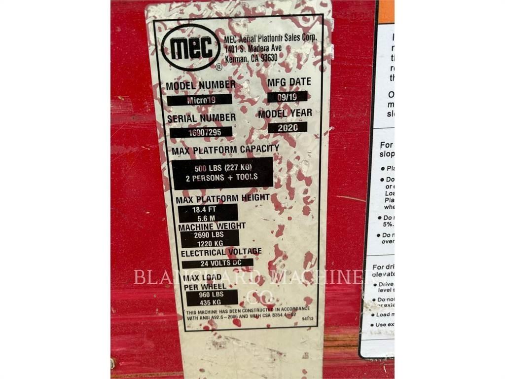 MEC MICRO 19 Ножничные подъемники