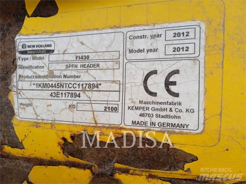 New Holland 430FI Компоненты для зерноуборочных комбайнов