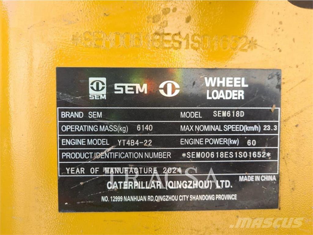 SEM MACHINERY SEM618D Фронтальные погрузчики