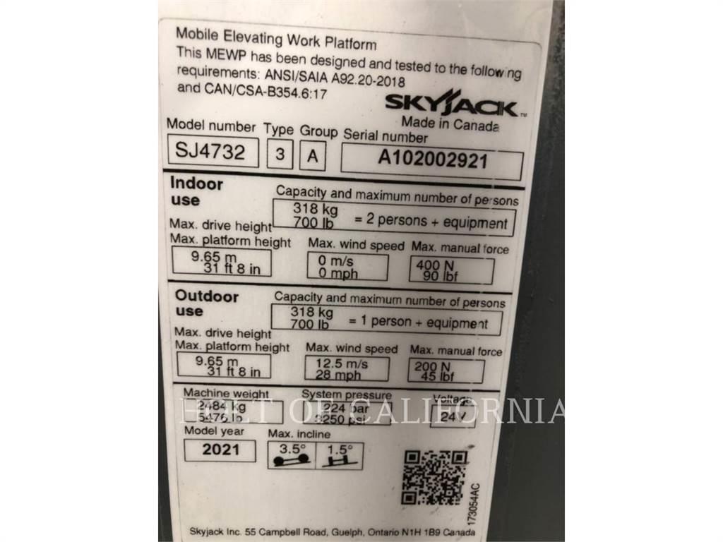 Skyjack SCISSOR32E Ножничные подъемники