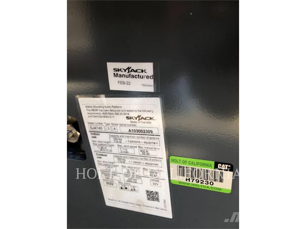 Skyjack SCISSOR40E Ножничные подъемники