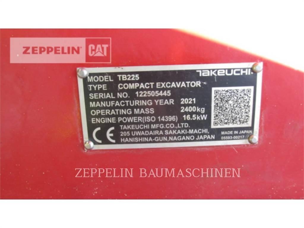 Takeuchi TB225 Гусеничные экскаваторы