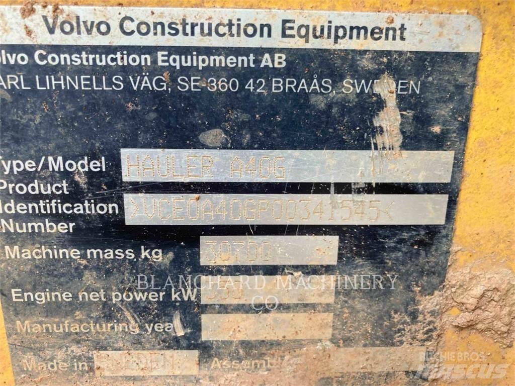 Volvo A40G Шарнирно-сочленённые самосвалы