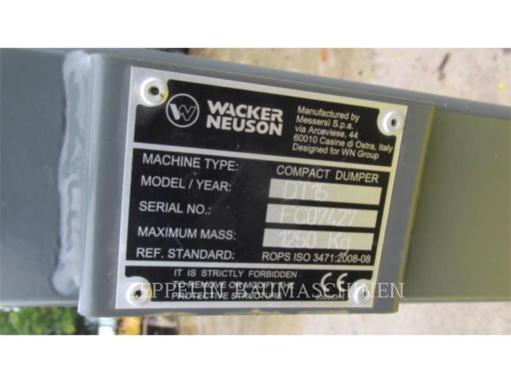 Wacker DT15 Шарнирно-сочленённые самосвалы