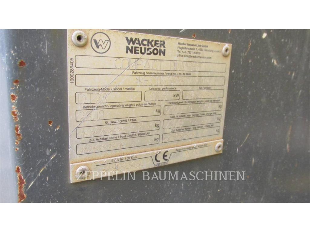 Wacker DT23 Шарнирно-сочленённые самосвалы