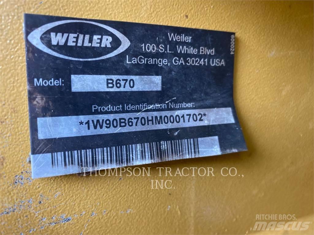 Weiler B670 Валочно-пакетирующие машины