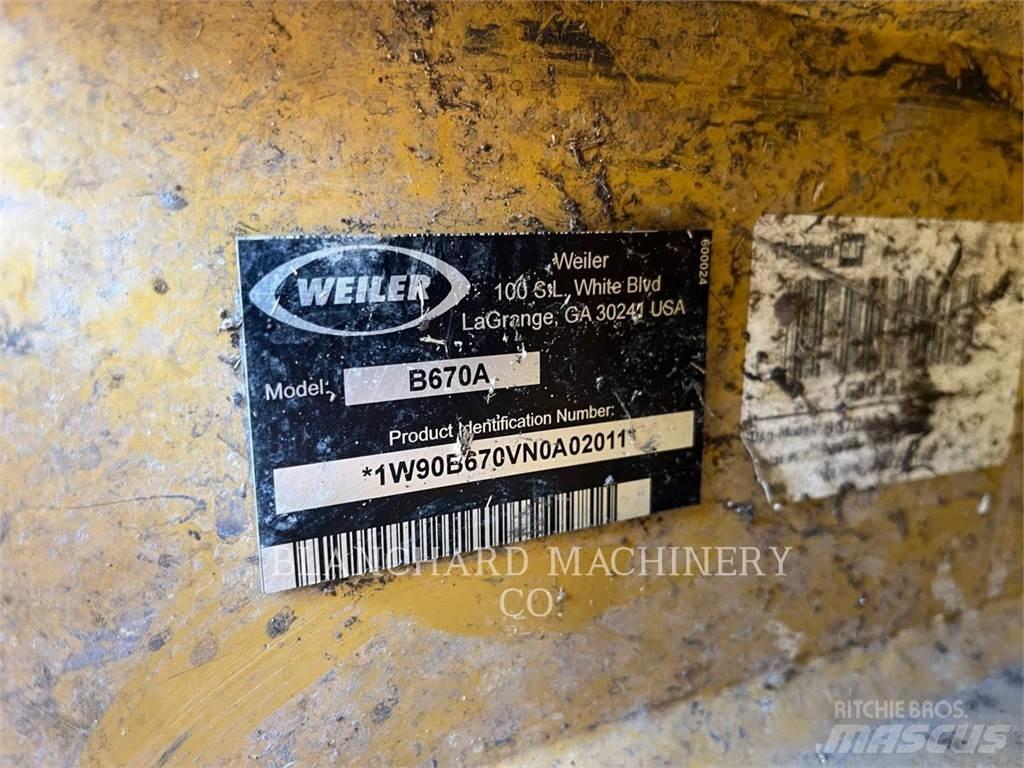 Weiler B670A Валочно-пакетирующие машины