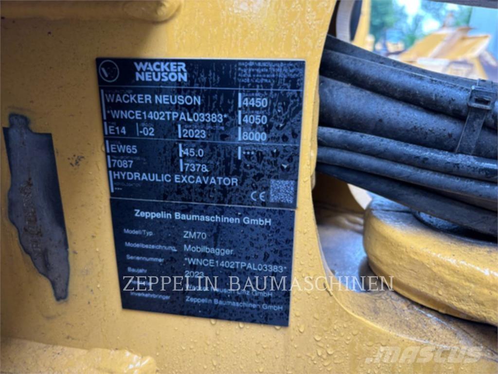 Zeppelin ZM70 Колёсные экскаваторы