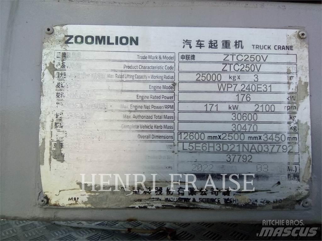 Zoomlion ZTC250V31 Автокраны