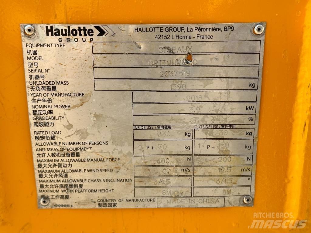 Haulotte OPTIMUM 8 Ножничные подъемники