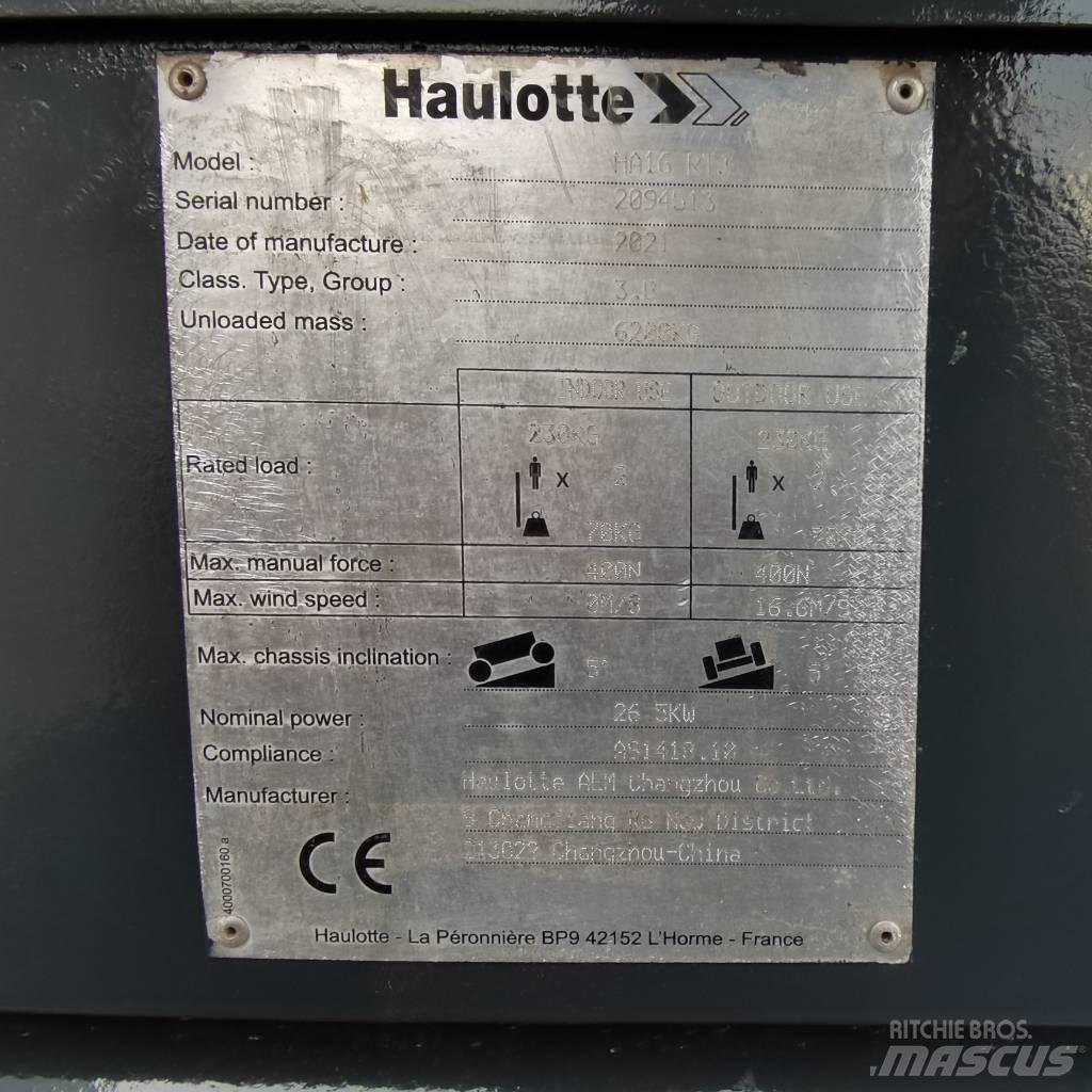 Haulotte HA16RTJ Коленчатые подъемники