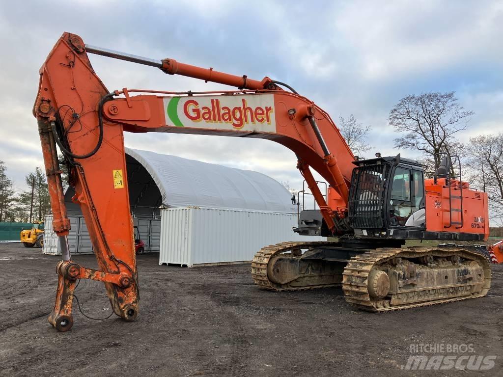 Hitachi ZX670LCH-5B Гусеничные экскаваторы