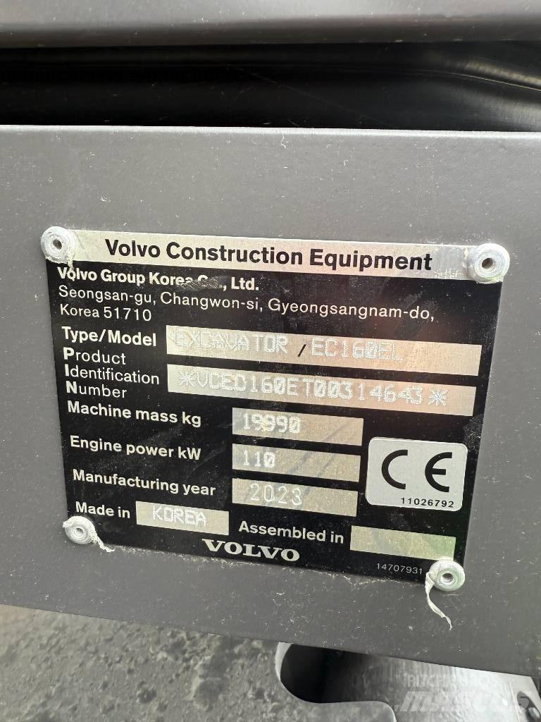 Volvo EC 160 E Гусеничные экскаваторы