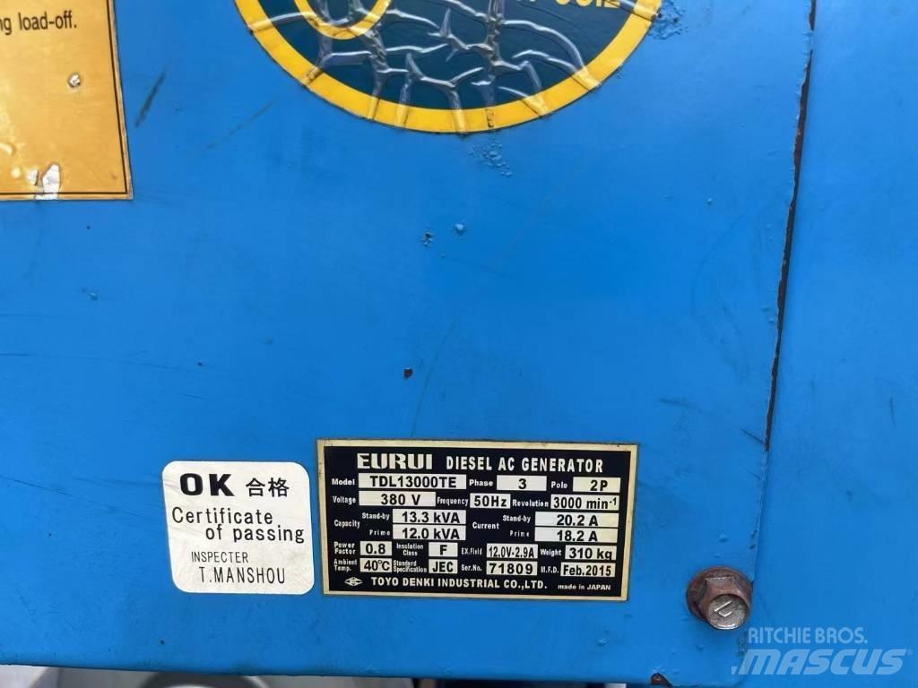 Yanmar 13.3KVA Дизельные генераторы