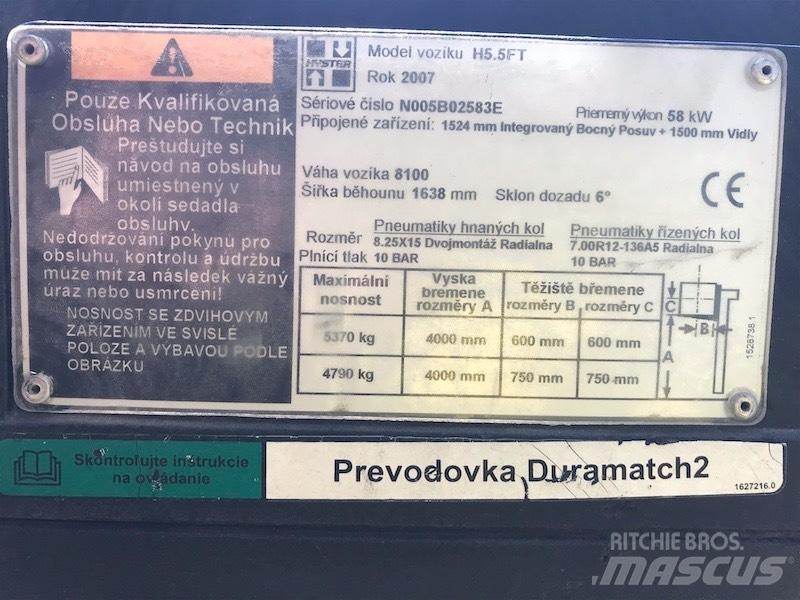 Hyster 5.5 FT Дизельные погрузчики