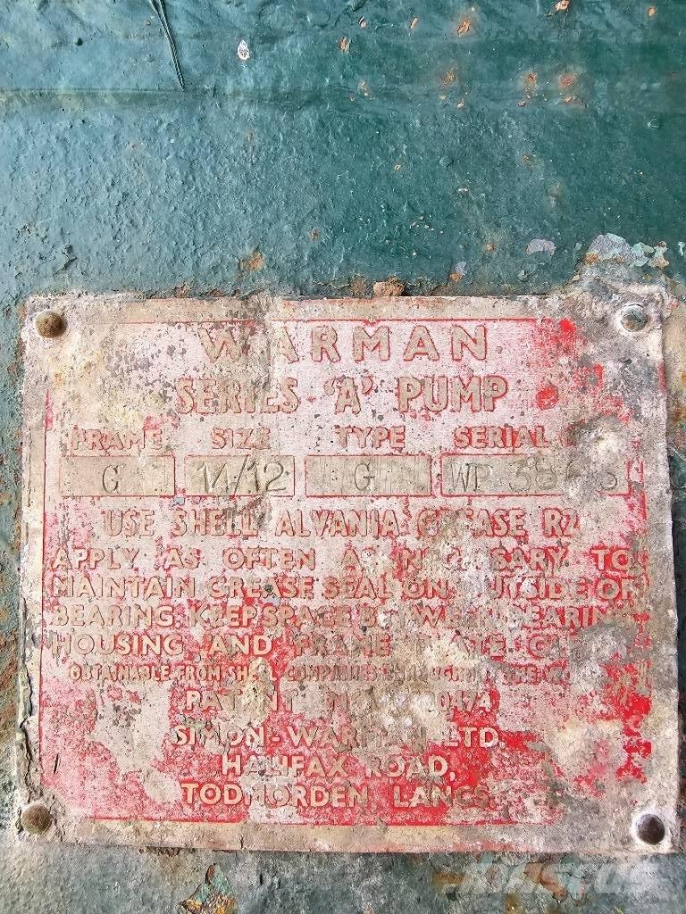 Warman pump 14/12'' Земснаряды
