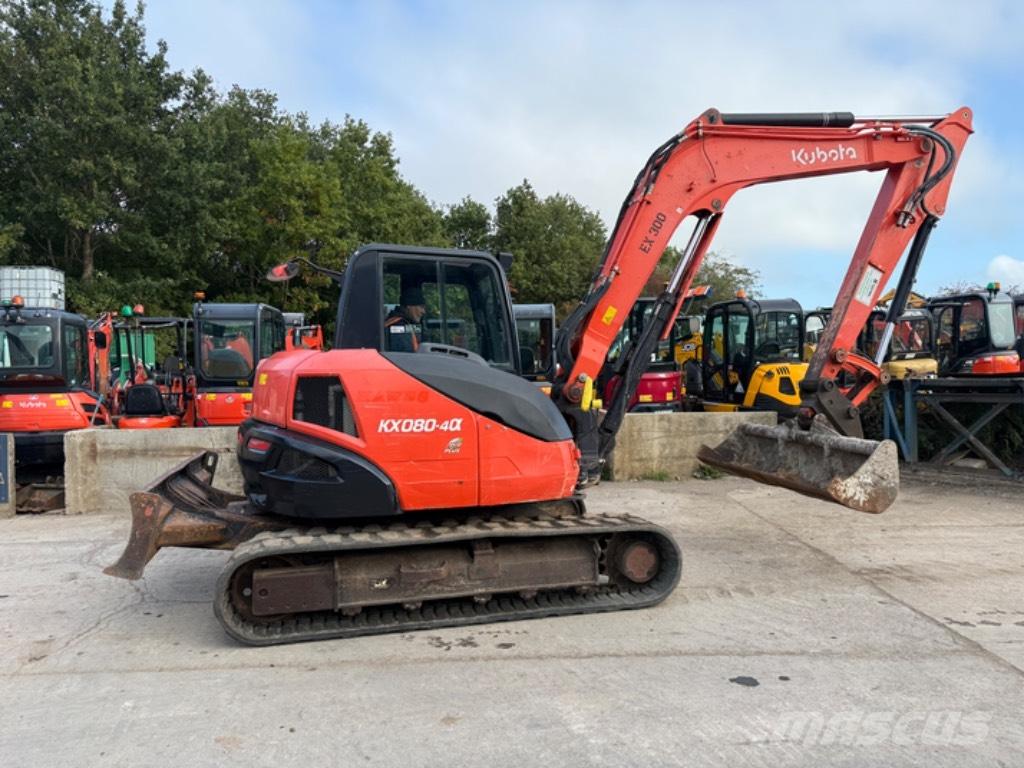 Kubota KX 080-4 Малые экскаваторы 7т-12т