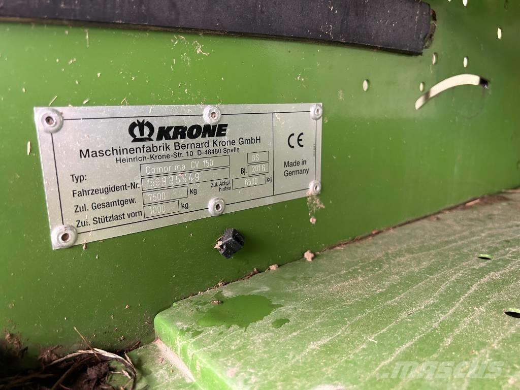 Krone CV150XC Рулонные пресс-подборщики