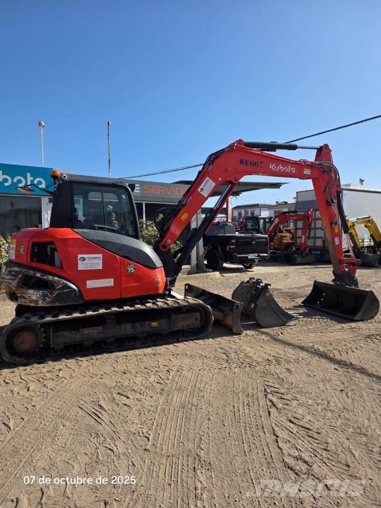 Kubota KX80-4a2 Малые экскаваторы 7т-12т