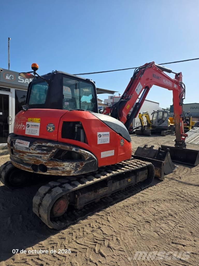 Kubota KX80-4a2 Малые экскаваторы 7т-12т