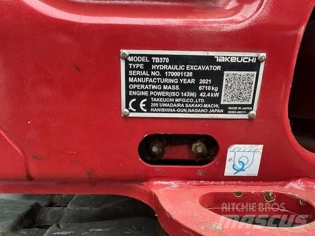 Takeuchi TB 370 Малые экскаваторы 7т-12т