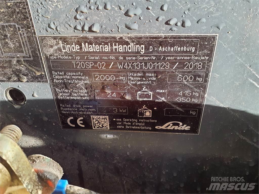 Linde T20SP kurz Ручные электрические тележки