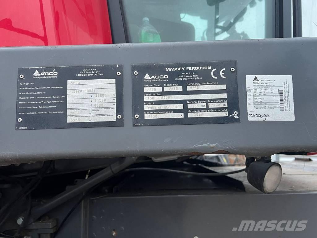 Massey Ferguson 9380 Зерноуборочные комбайны