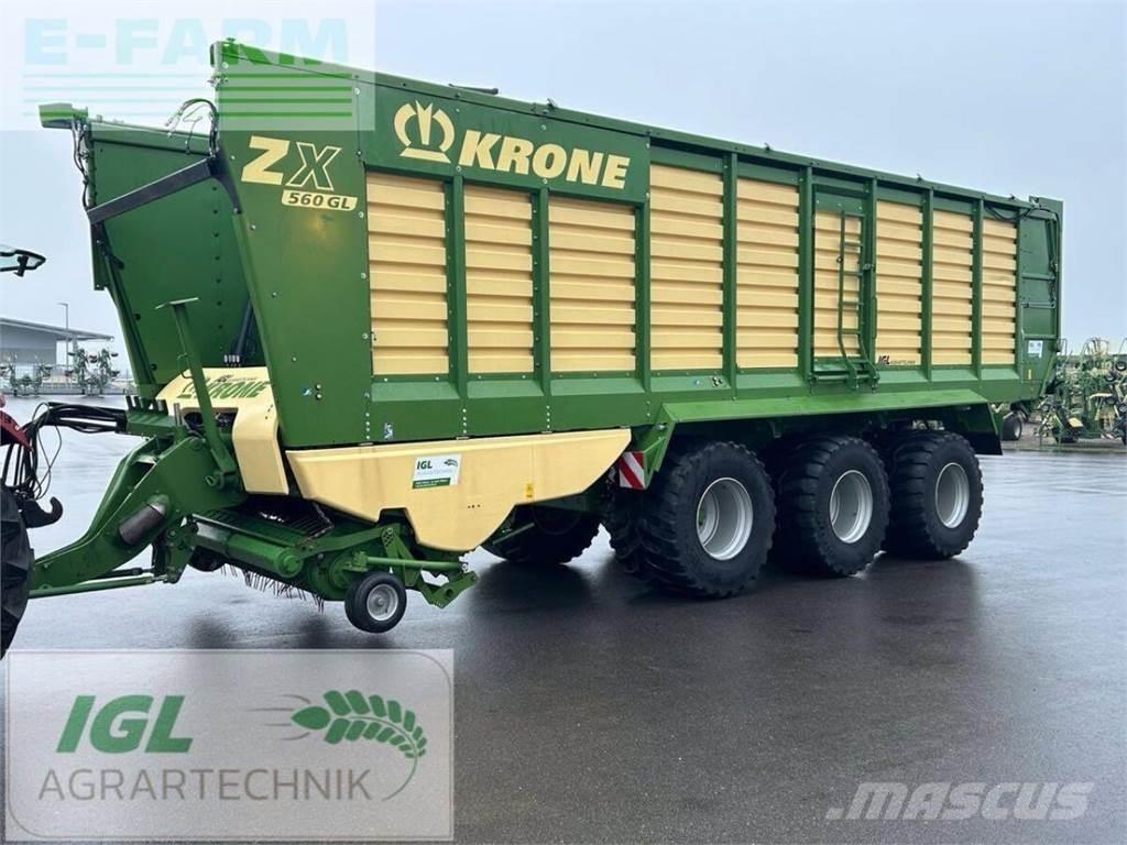 Krone zx 560 gl Прицепы перегрузчики зерна