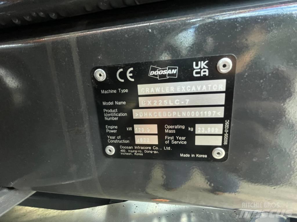 Doosan DX225LC-7 Гусеничные экскаваторы