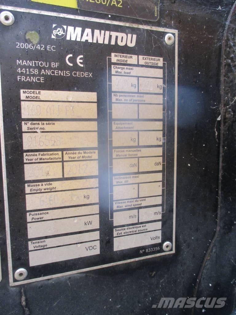 Manitou 160 ATJ Коленчатые подъемники