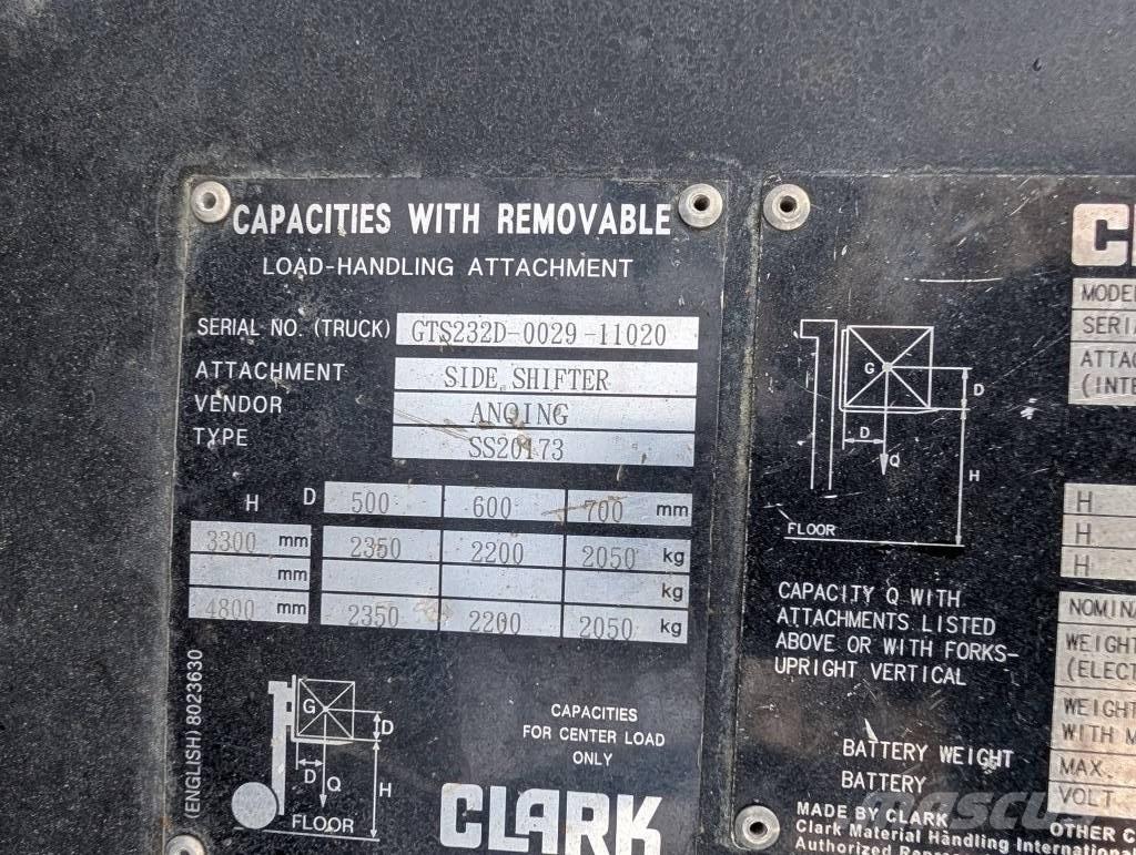 Clark GTS 25 D Дизельные погрузчики