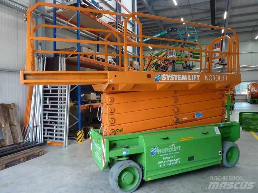 HAB S 152 10 E2WD Ножничные подъемники