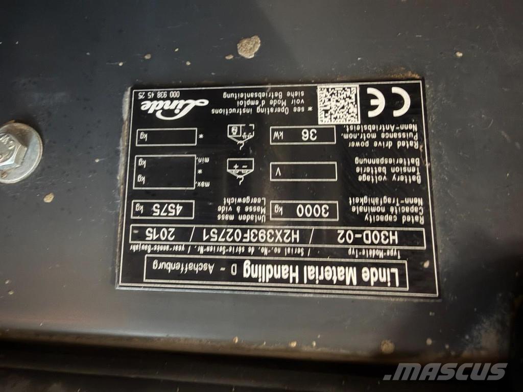 Linde H30D-02 Дизельные погрузчики