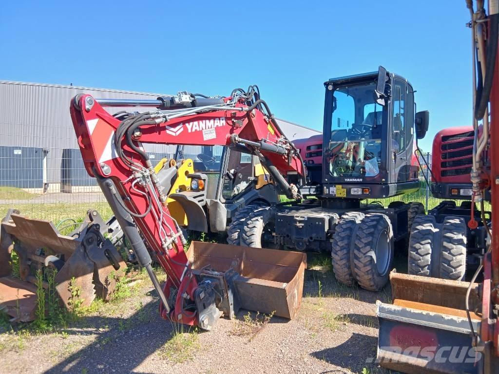 Yanmar B 75 W Колёсные экскаваторы